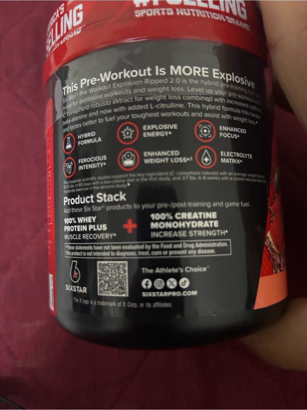 Pre-Workout Explosion Ripped 2.0 - Watermelon - Picture 2 of 2